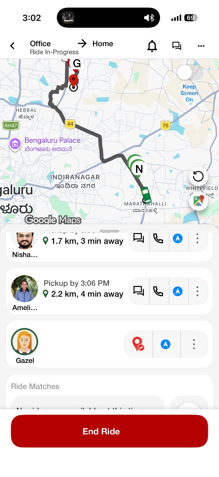 Live commute operations illustration